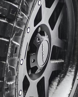 Achterband van een auto